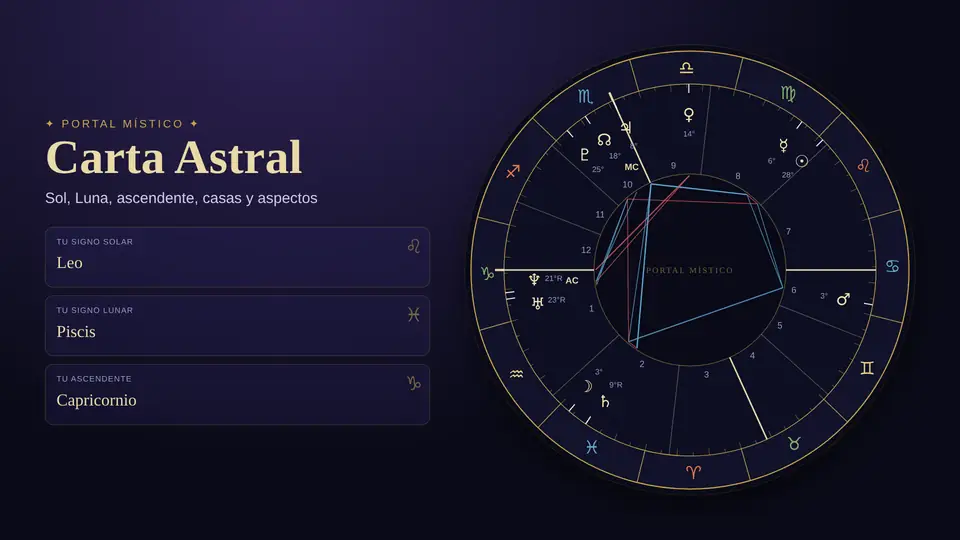 Carta Astral — Calcula tu carta natal gratis
