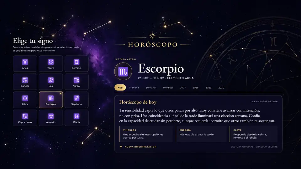 Horóscopo — Descubre lo que el cielo dice de tu signo