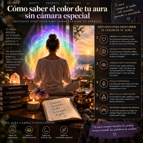 Cómo saber el color de tu aura sin cámara especial