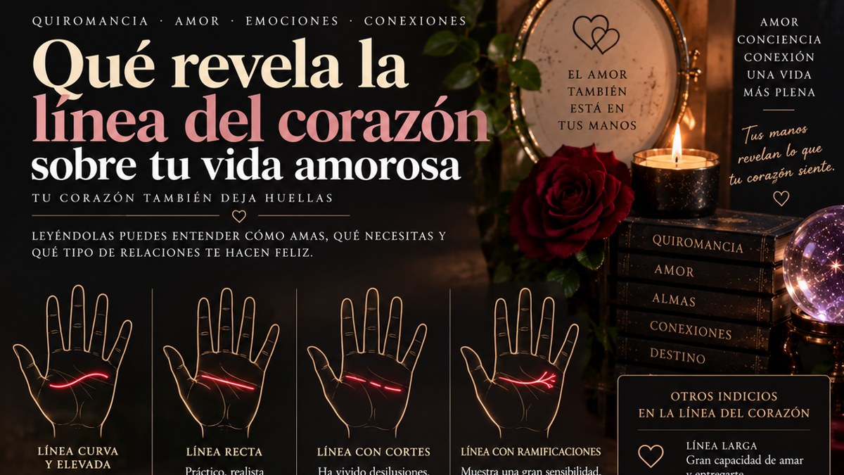 Qué revela la línea del corazón sobre tu vida amorosa: tipos de línea del corazón en la palma