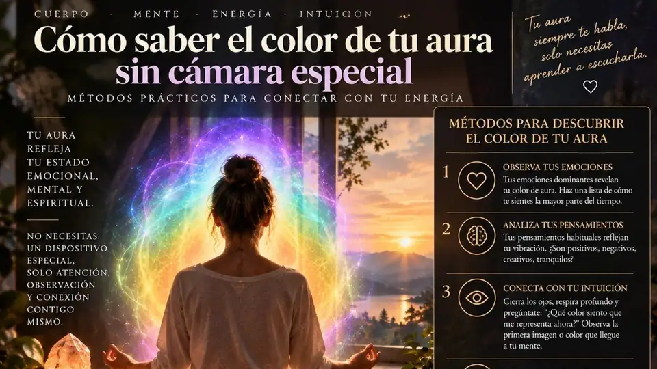 Cómo saber el color de tu aura sin cámara especial