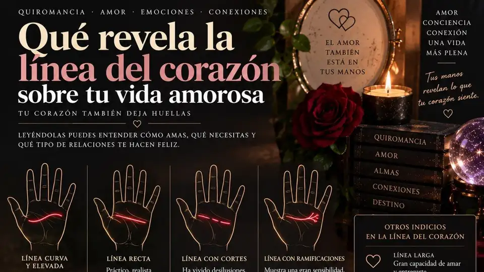 Qué revela la línea del corazón sobre tu vida amorosa