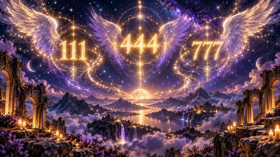Números angelicales: significado del 111, 222, 333, 444, 555 y más