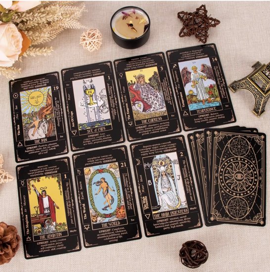 Mazo de Tarot con Significados Impresos — Ideal para Principiantes