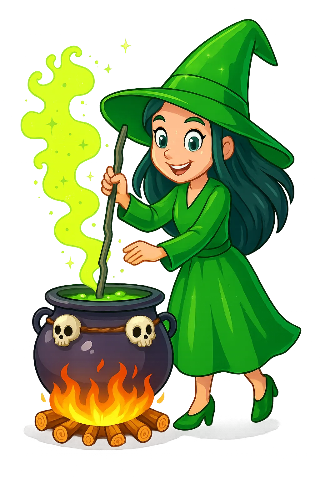 Bruja mágica de la prosperidad